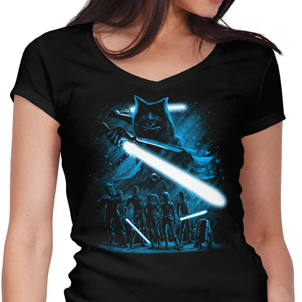 Always Rebels Women's V-Neck - Adult & Kids T-Shirts, Sweatshirts & Hoodies apparel design preview 1