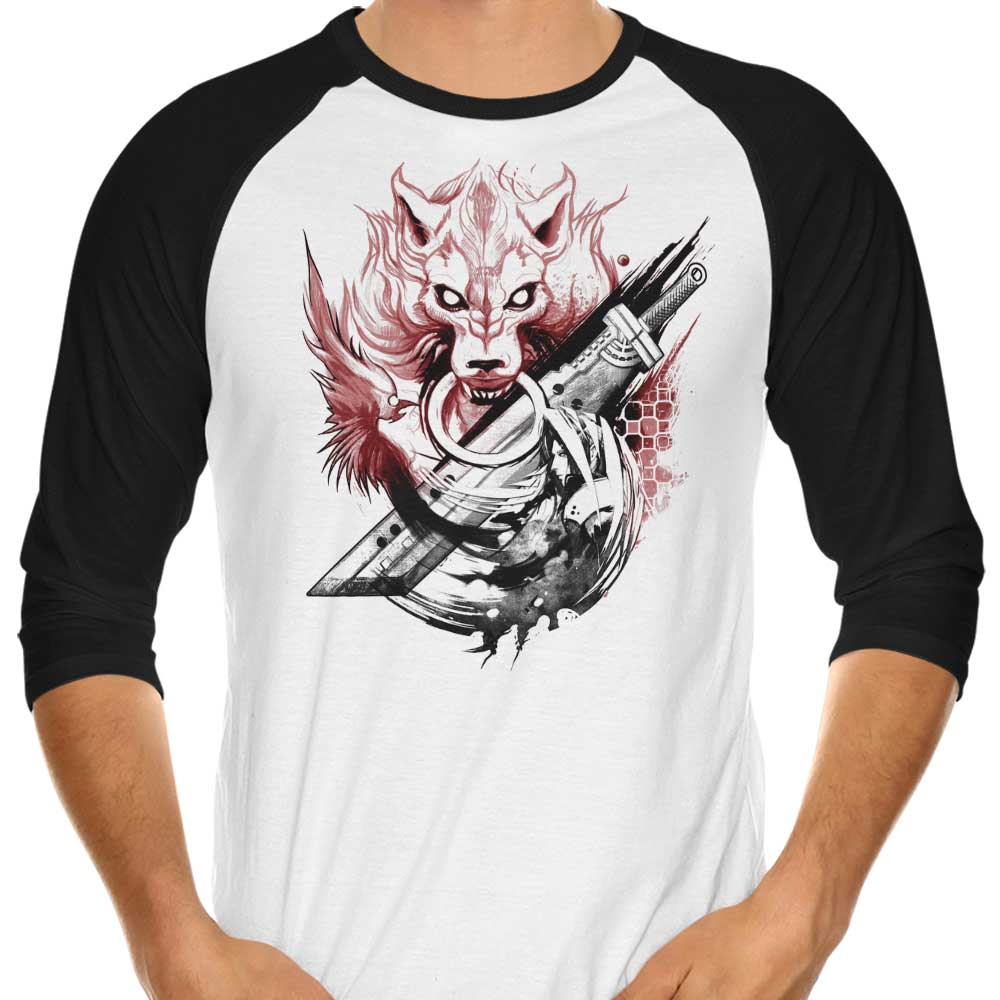 Amano Homage 3/4 Sleeve Raglan - Adult & Kids T-Shirts, Sweatshirts & Hoodies apparel design preview 1