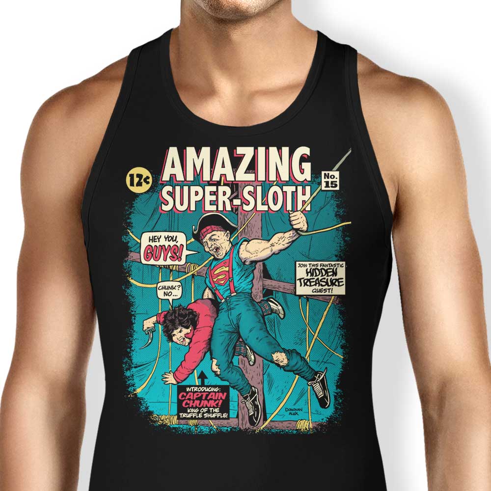 Amazing Super Sloth Tank Top - Adult & Kids T-Shirts, Sweatshirts & Hoodies apparel design preview 1