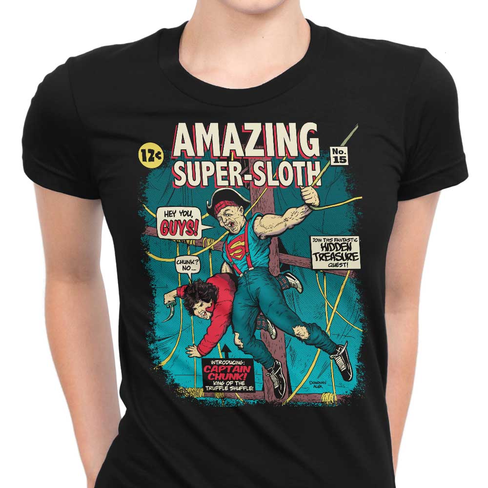 Amazing Super Sloth Women's Apparel - Adult & Kids T-Shirts, Sweatshirts & Hoodies apparel design preview 1