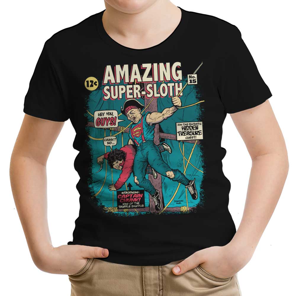 Amazing Super Sloth Youth Apparel - Adult & Kids T-Shirts, Sweatshirts & Hoodies apparel design preview 1