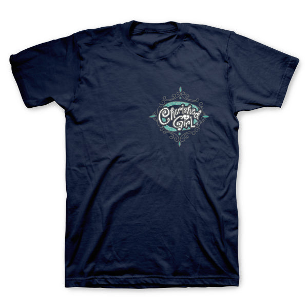 Cherished Girl Amazing Grace Cross Girlie Christian - Adult & Kids T-Shirts, Sweatshirts & Hoodies apparel design preview 2