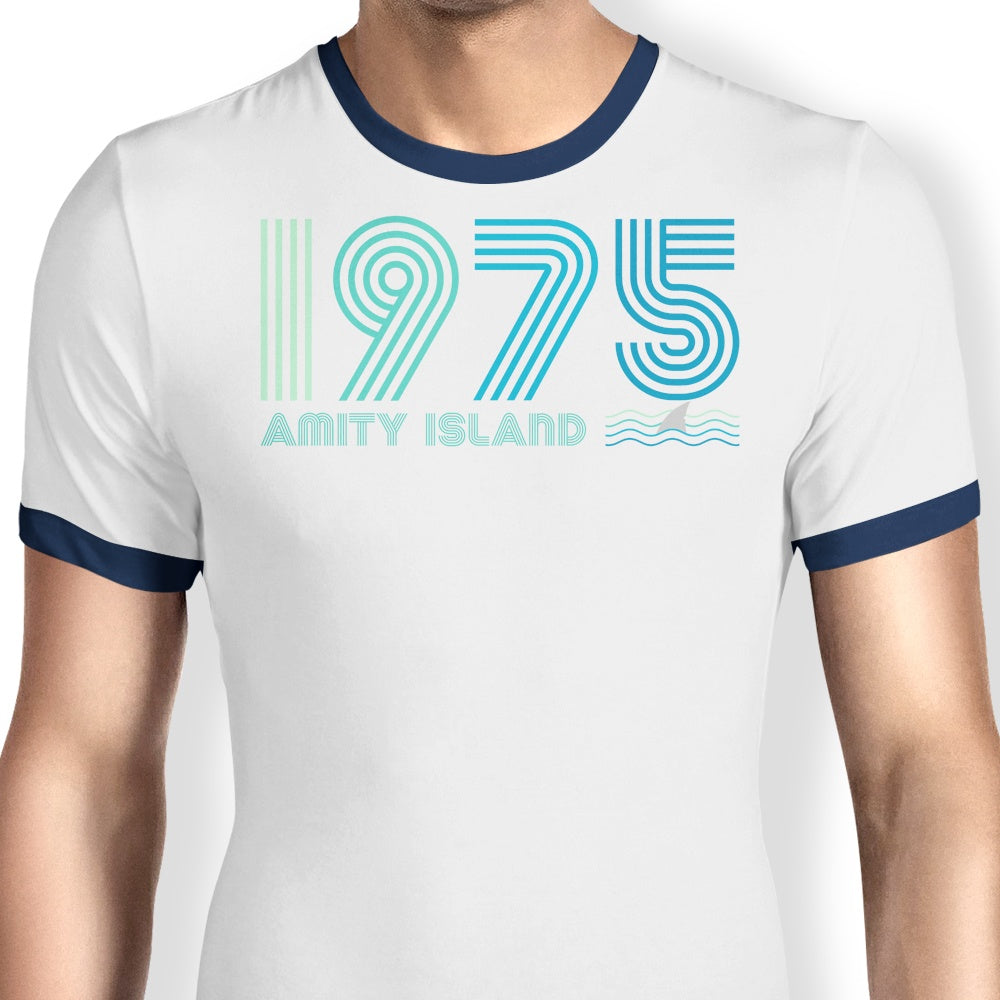 Amity in 75 Ringer - Adult & Kids T-Shirts, Sweatshirts & Hoodies apparel design preview 1