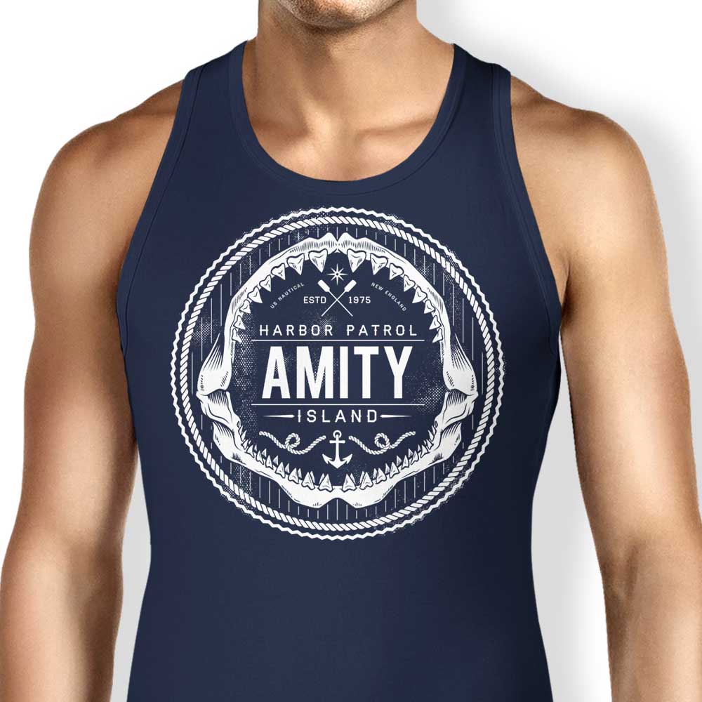 Amity Island Harbor Patrol Tank Top - Adult & Kids T-Shirts, Sweatshirts & Hoodies apparel design preview 1