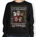 An Ugly Slasher Sweater - Adult & Kids T-Shirts, Sweatshirts & Hoodies apparel design preview 1