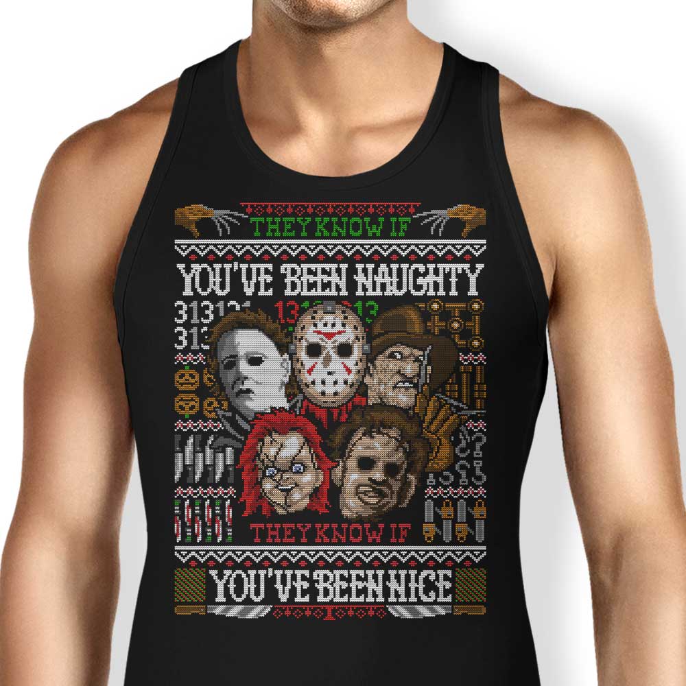 An Ugly Slasher Sweater Tank Top - Adult & Kids T-Shirts, Sweatshirts & Hoodies apparel design preview 1