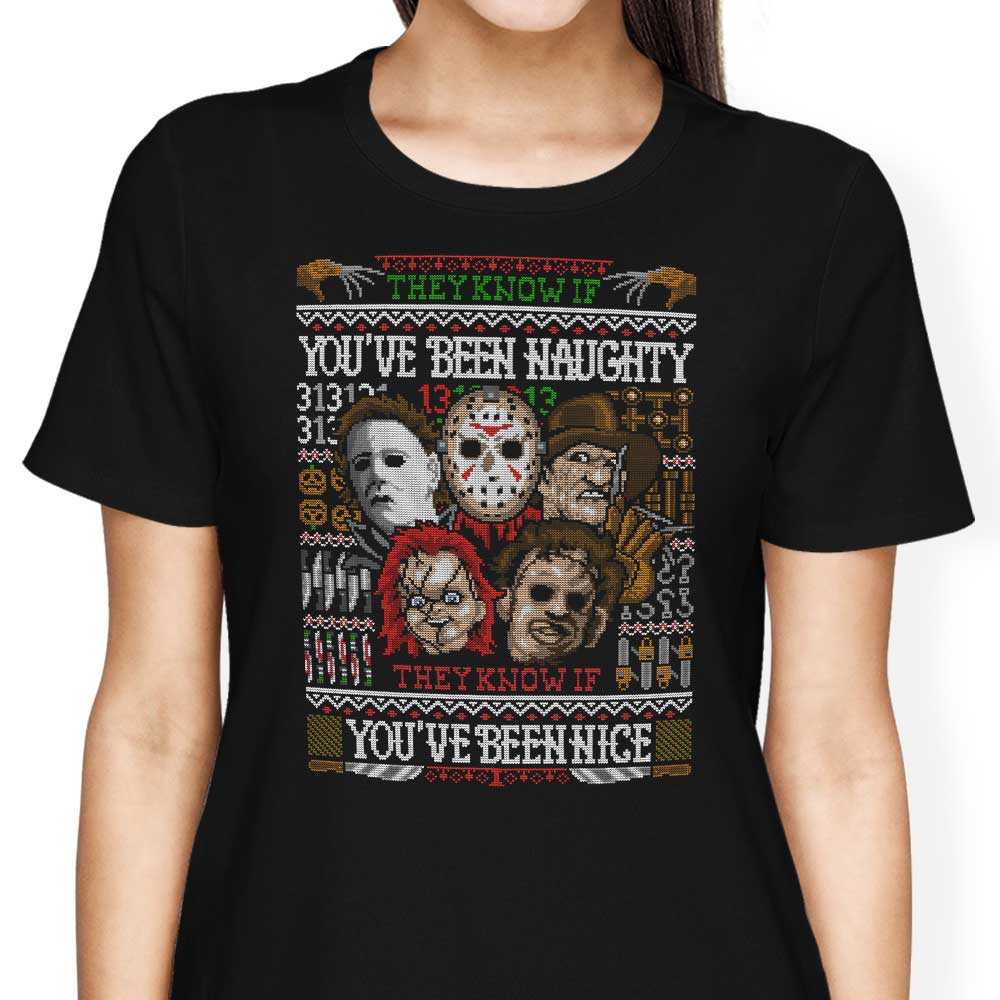 An Ugly Slasher Sweater Women's Apparel - Adult & Kids T-Shirts, Sweatshirts & Hoodies apparel design preview 2