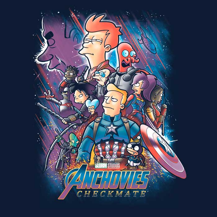 Anchovies: Checkmate Women's Apparel - Adult & Kids T-Shirts, Sweatshirts & Hoodies apparel design preview 2