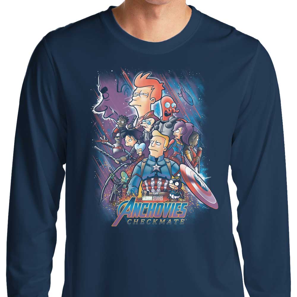 Anchovies: Checkmate - Adult & Kids T-Shirts, Sweatshirts & Hoodies apparel design preview 1