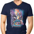 Anchovies: Checkmate Men's V-Neck - Adult & Kids T-Shirts, Sweatshirts & Hoodies apparel design preview 1