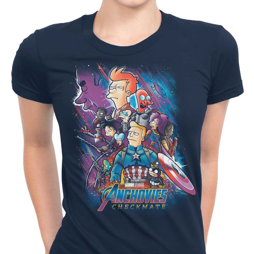 Anchovies: Checkmate Women's Apparel - Adult & Kids T-Shirts, Sweatshirts & Hoodies apparel design preview 1