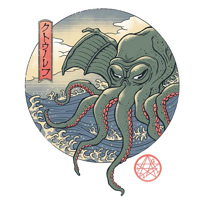 Ancient Ukiyo-e Coasters - Adult & Kids T-Shirts, Sweatshirts & Hoodies apparel design preview 1