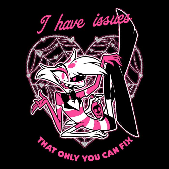 Angel Issues Coasters - Adult & Kids T-Shirts, Sweatshirts & Hoodies apparel design preview 1
