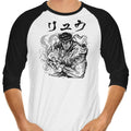 Ansatsuken Copia 3/4 Sleeve Raglan - Adult & Kids T-Shirts, Sweatshirts & Hoodies apparel design preview 1