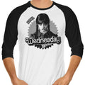 Antisocial Doll 3/4 Sleeve Raglan - Adult & Kids T-Shirts, Sweatshirts & Hoodies apparel design preview 1