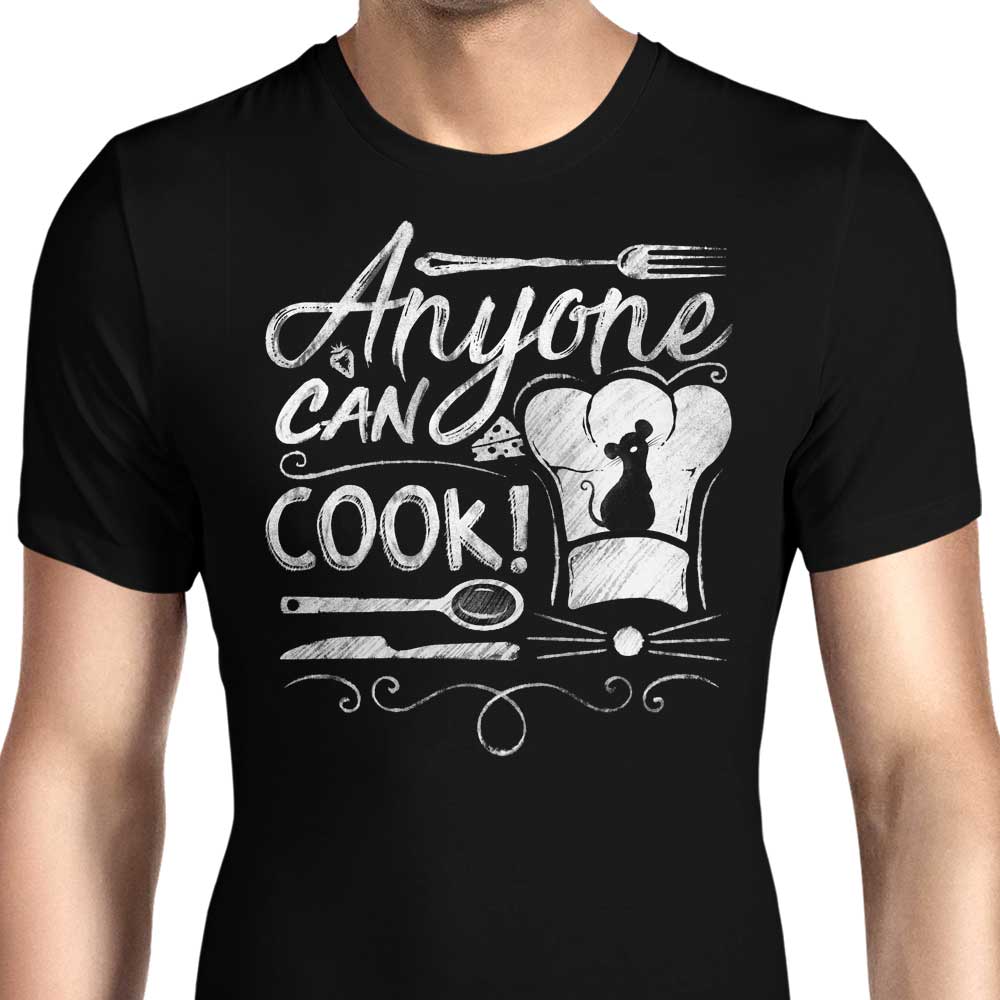 Anyone Can Cook Men's Apparel - Adult & Kids T-Shirts, Sweatshirts & Hoodies apparel design preview 1