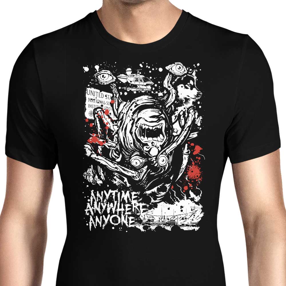 Anytime, Anywhere, Anyone Men's Apparel - Adult & Kids T-Shirts, Sweatshirts & Hoodies apparel design preview 1