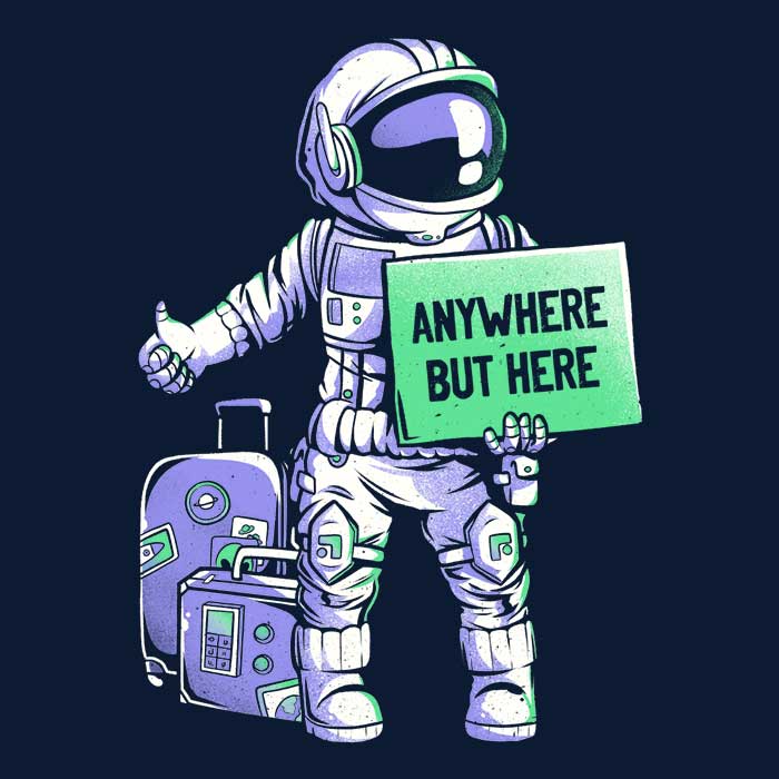Anywhere But Here Men's Apparel - Adult & Kids T-Shirts, Sweatshirts & Hoodies apparel design preview 2