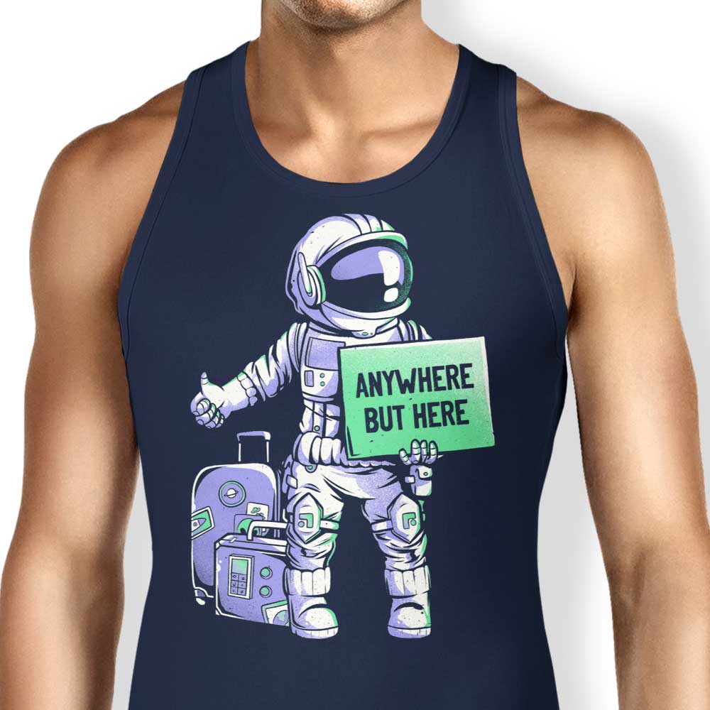 Anywhere But Here Tank Top - Adult & Kids T-Shirts, Sweatshirts & Hoodies apparel design preview 1