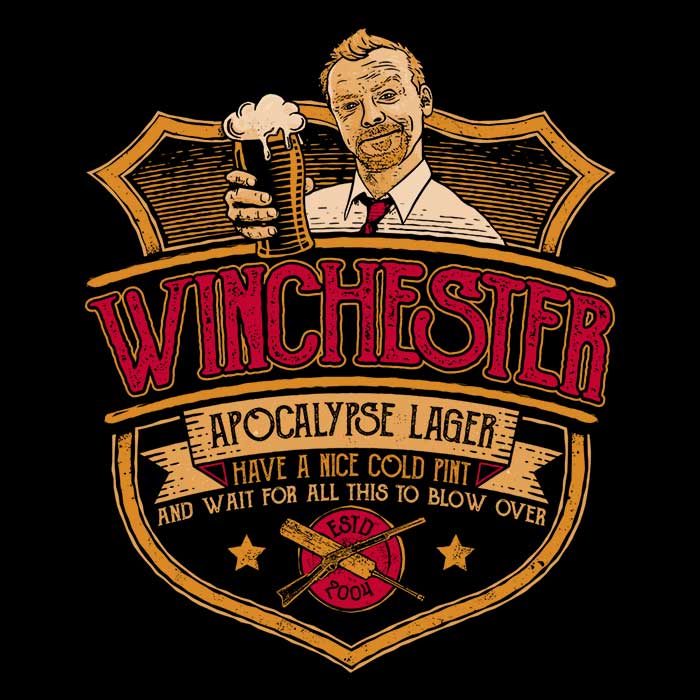 Apocalypse Lager - Adult & Kids T-Shirts, Sweatshirts & Hoodies apparel design preview 2