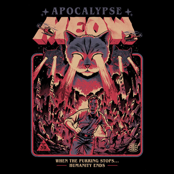 Apocalypse Meow Men's Apparel - Adult & Kids T-Shirts, Sweatshirts & Hoodies apparel design preview 2