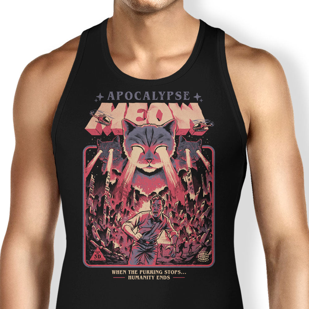 Apocalypse Meow Tank Top - Adult & Kids T-Shirts, Sweatshirts & Hoodies apparel design preview 1