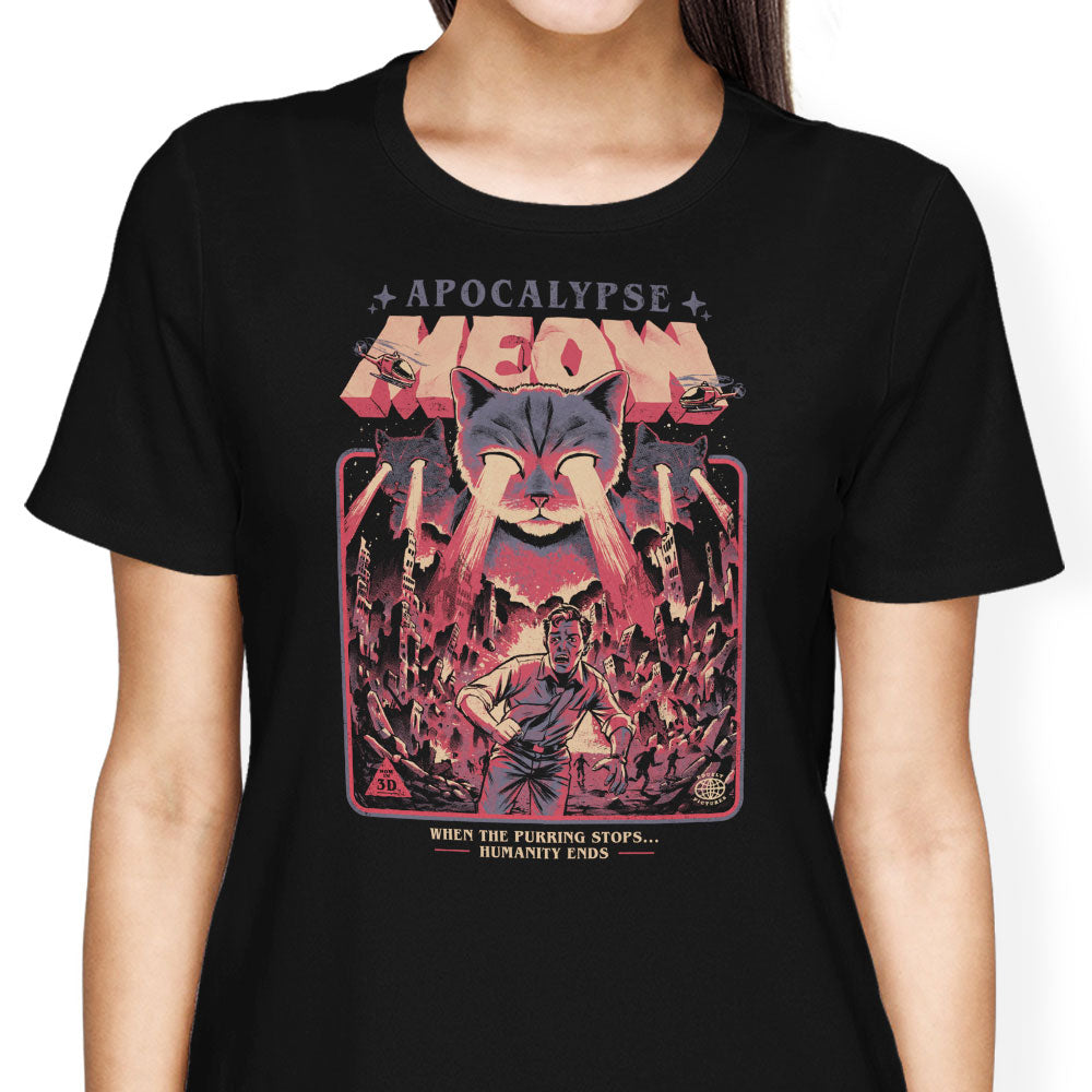 Apocalypse Meow Women's Apparel - Adult & Kids T-Shirts, Sweatshirts & Hoodies apparel design preview 1