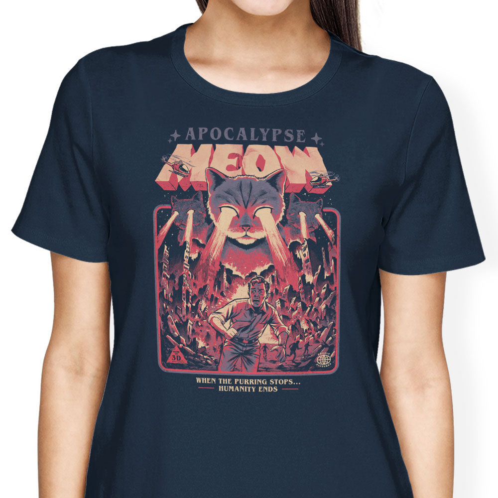 Apocalypse Meow Women's Apparel - Adult & Kids T-Shirts, Sweatshirts & Hoodies apparel design preview 2