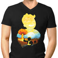 Apocalypse Silhouette Men's V-Neck - Adult & Kids T-Shirts, Sweatshirts & Hoodies apparel design preview 1