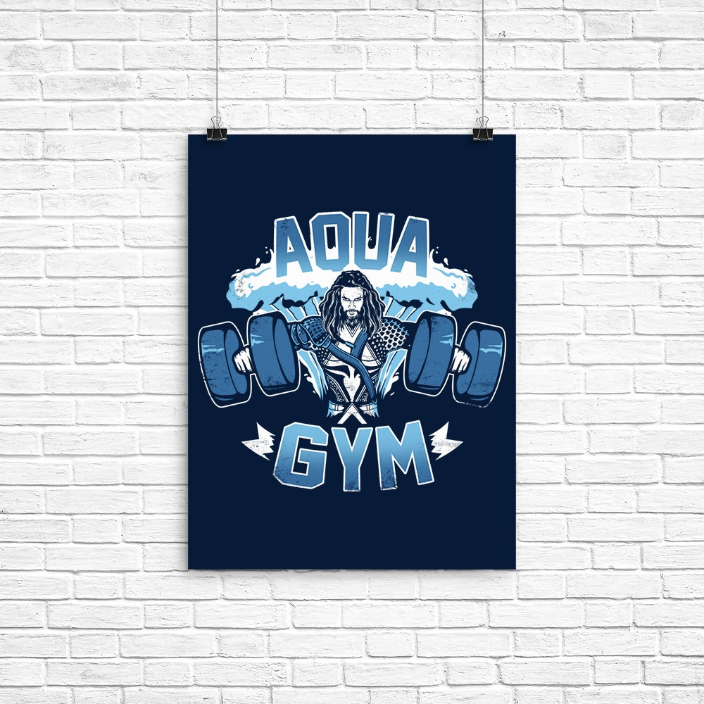 Aqua Gym Poster - Adult & Kids T-Shirts, Sweatshirts & Hoodies apparel design preview 1