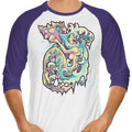 Aquarius 3/4 Sleeve Raglan - Adult & Kids T-Shirts, Sweatshirts & Hoodies apparel design preview 1