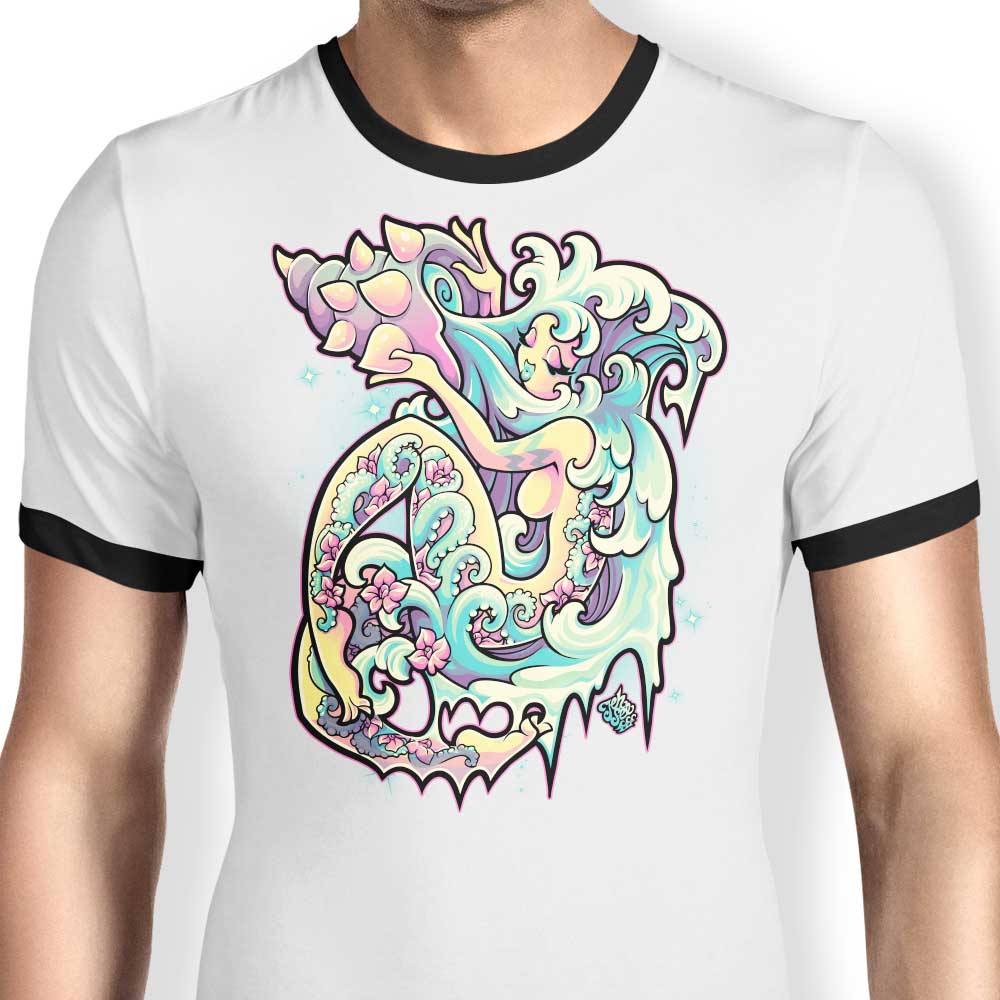 Aquarius Ringer - Adult & Kids T-Shirts, Sweatshirts & Hoodies apparel design preview 1