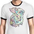 Aquarius Ringer - Adult & Kids T-Shirts, Sweatshirts & Hoodies apparel design preview 1