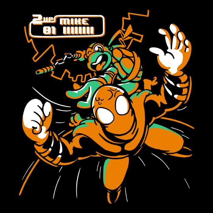 Arcade Mikey Men's Apparel - Adult & Kids T-Shirts, Sweatshirts & Hoodies apparel design preview 2