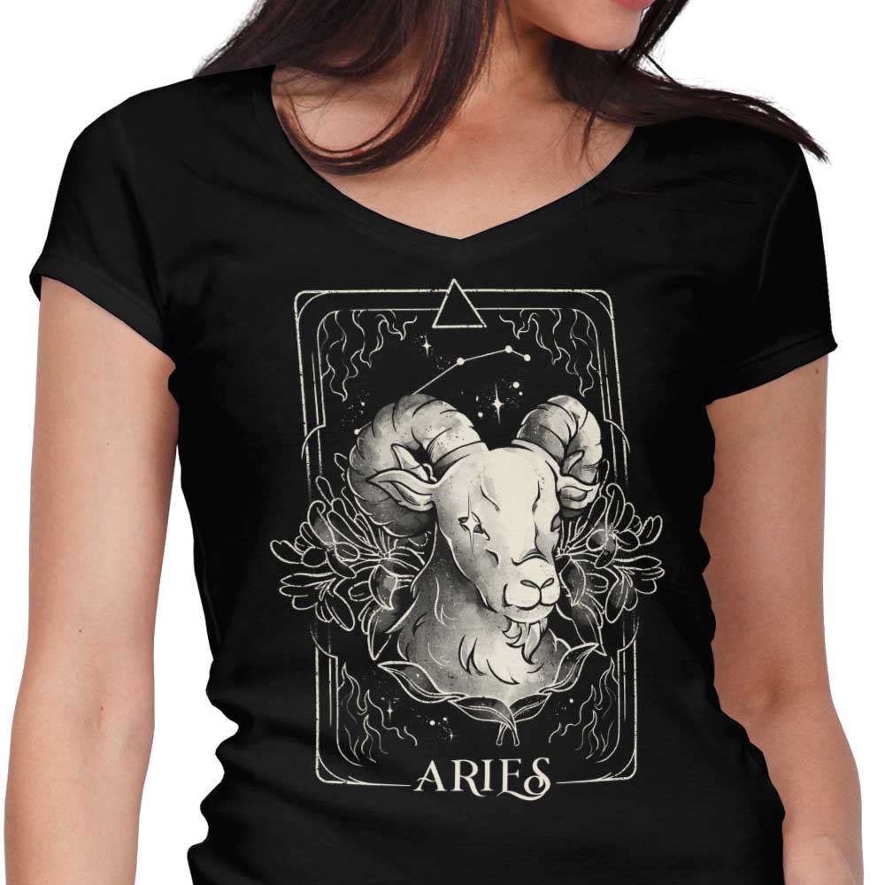 Aries (Edu.Ely) Women's V-Neck - Adult & Kids T-Shirts, Sweatshirts & Hoodies apparel design preview 1