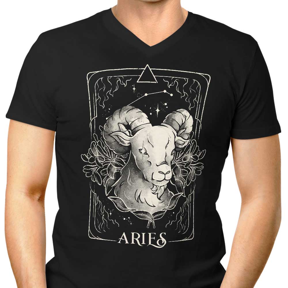 Aries (Edu.Ely) Men's V-Neck - Adult & Kids T-Shirts, Sweatshirts & Hoodies apparel design preview 1