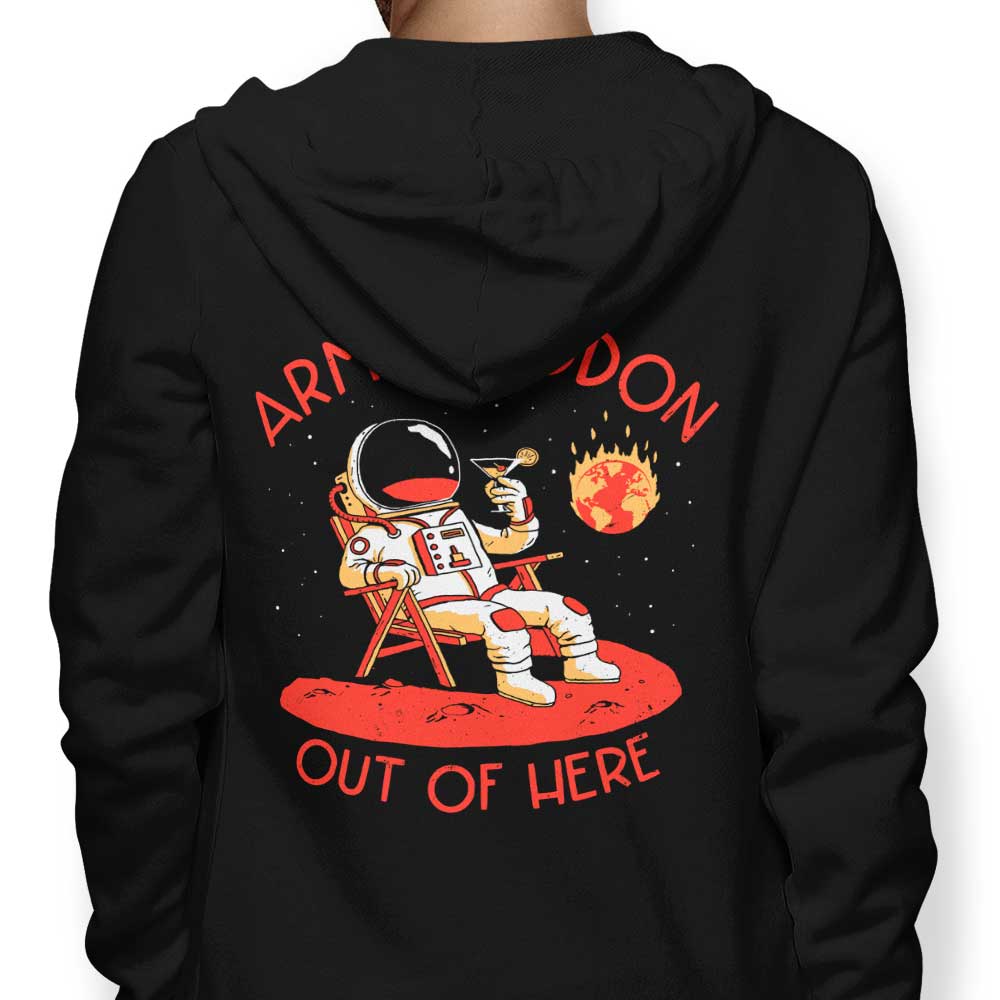 Armageddon Out of Here - Adult & Kids T-Shirts, Sweatshirts & Hoodies apparel design preview 1