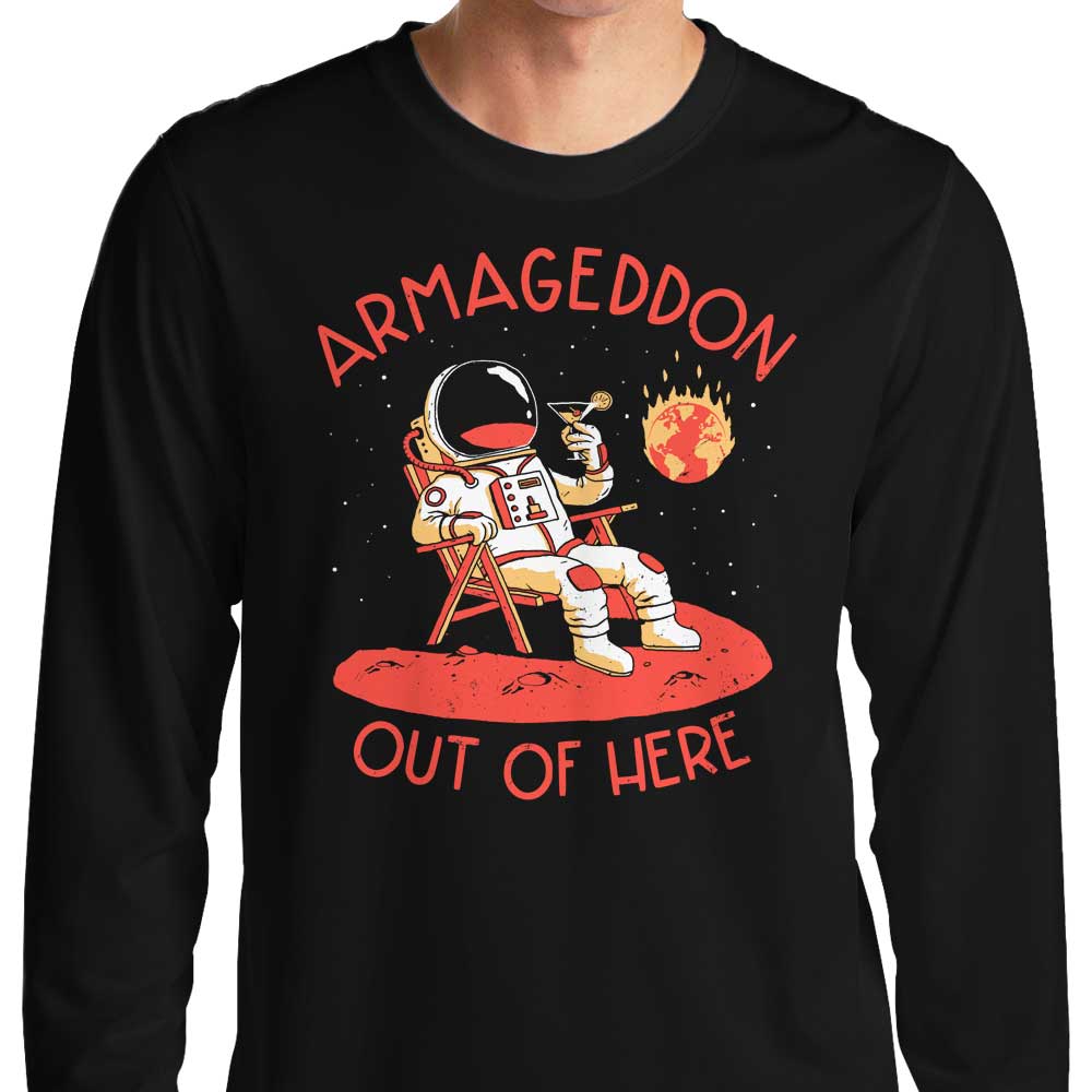 Armageddon Out of Here - Adult & Kids T-Shirts, Sweatshirts & Hoodies apparel design preview 1