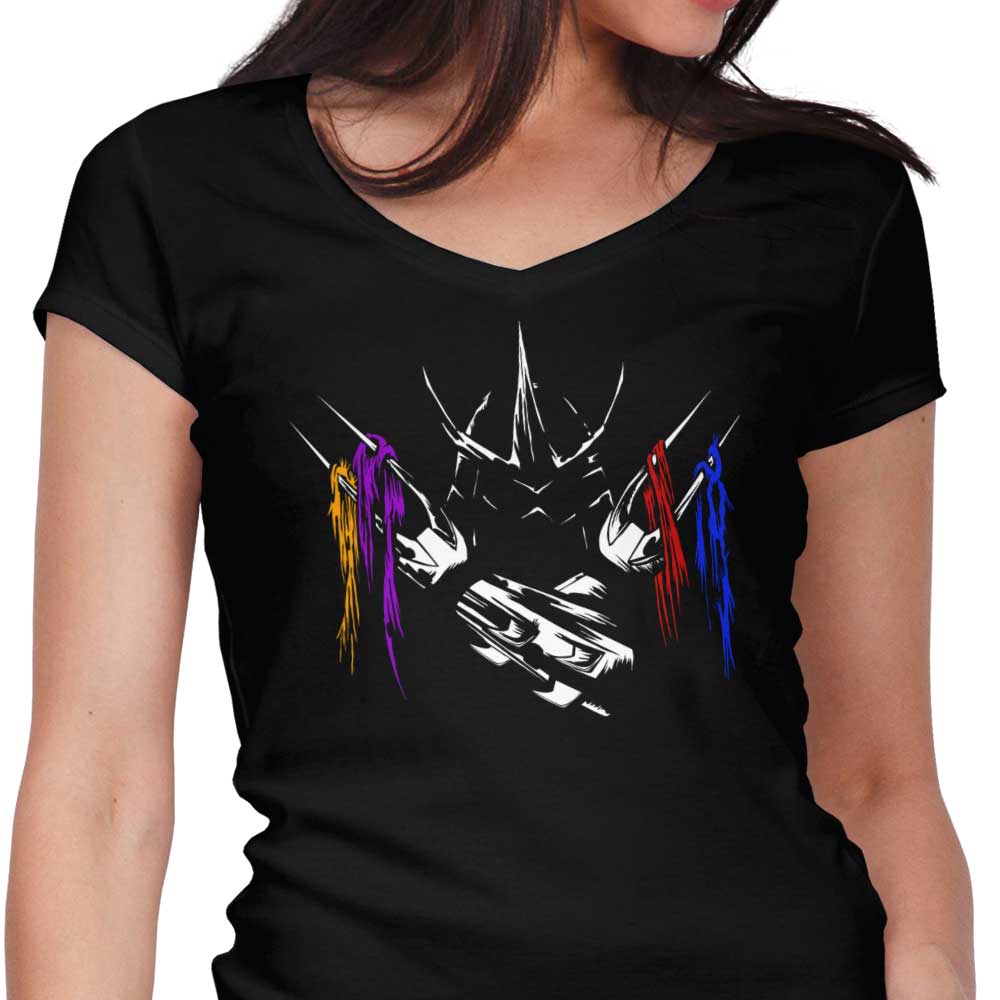Armored Savagery Women's V-Neck - Adult & Kids T-Shirts, Sweatshirts & Hoodies apparel design preview 1