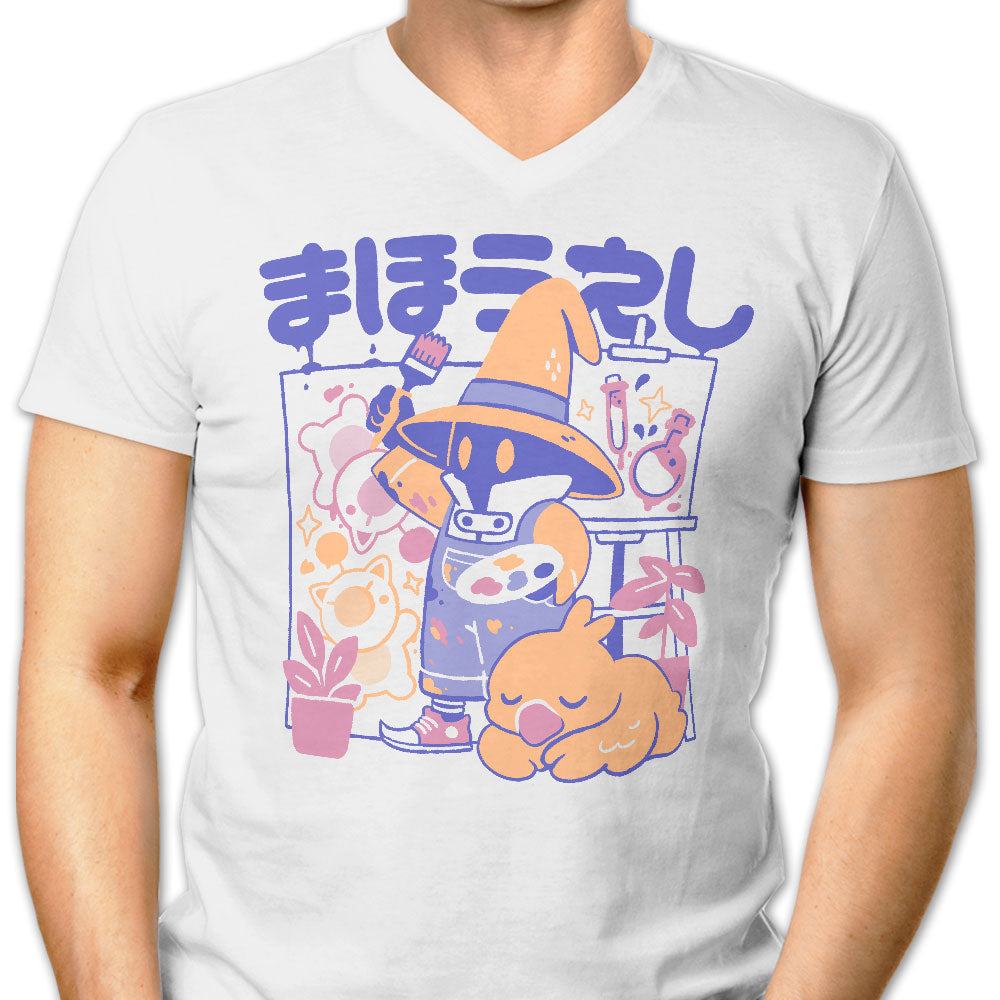 Artsy Mage Men's V-Neck - Adult & Kids T-Shirts, Sweatshirts & Hoodies apparel design preview 1