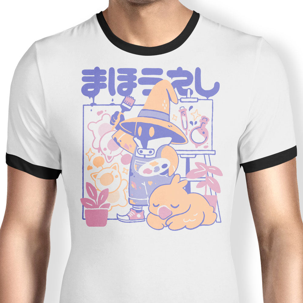 Artsy Mage Ringer - Adult & Kids T-Shirts, Sweatshirts & Hoodies apparel design preview 1