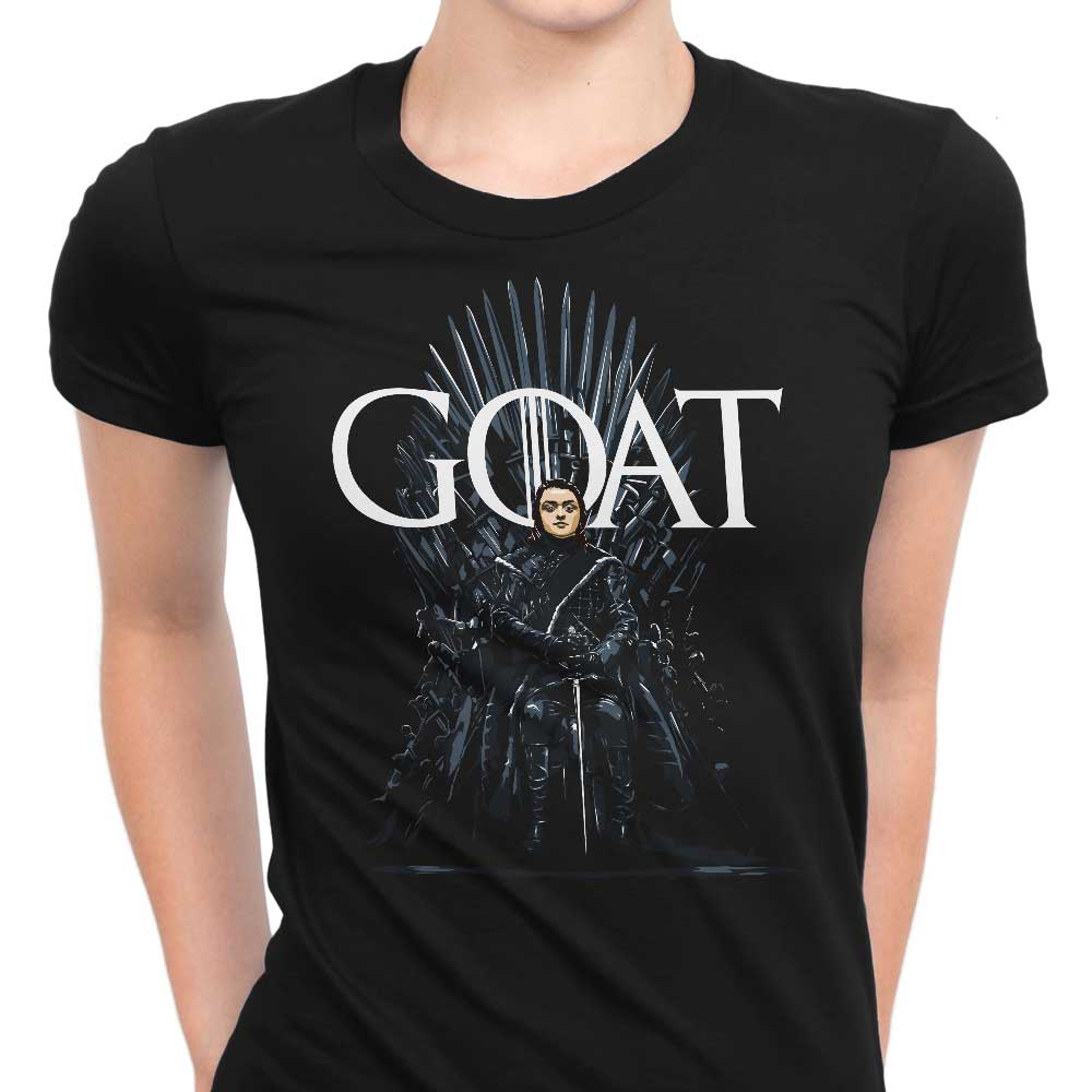 Arya the GOAT Women's Apparel - Adult & Kids T-Shirts, Sweatshirts & Hoodies apparel design preview 1