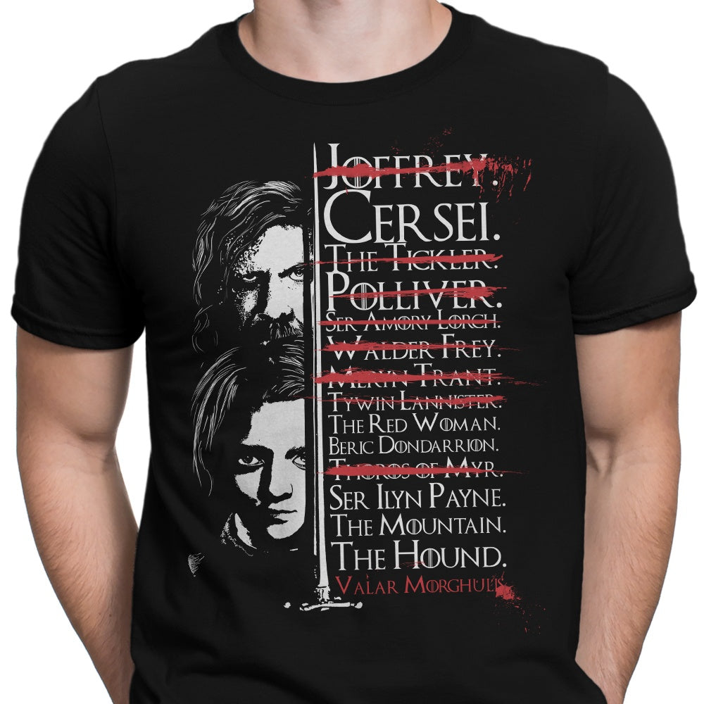 Arya's Prayer Men's Apparel - Adult & Kids T-Shirts, Sweatshirts & Hoodies apparel design preview 2