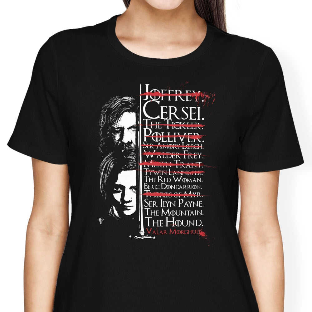 Arya's Prayer Women's Apparel - Adult & Kids T-Shirts, Sweatshirts & Hoodies apparel design preview 2