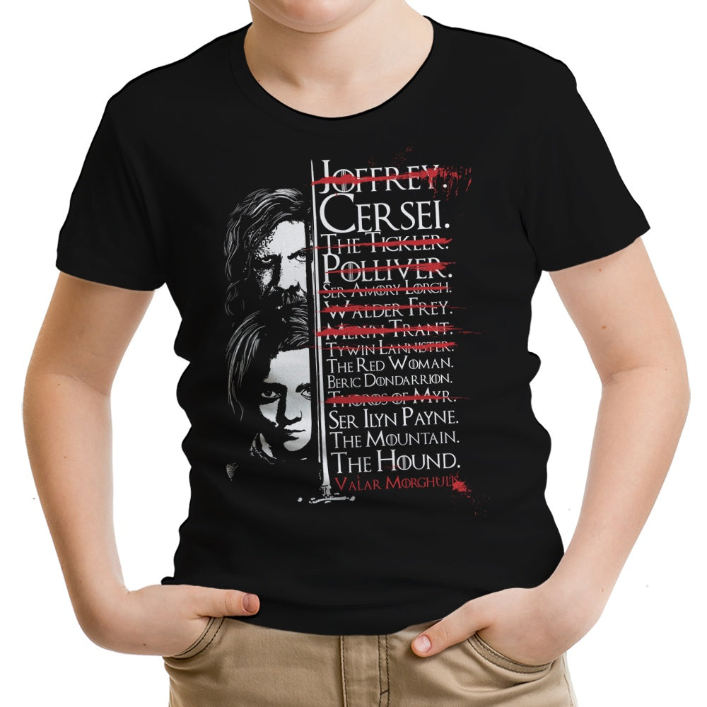 Arya's Prayer Youth Apparel - Adult & Kids T-Shirts, Sweatshirts & Hoodies apparel design preview 1