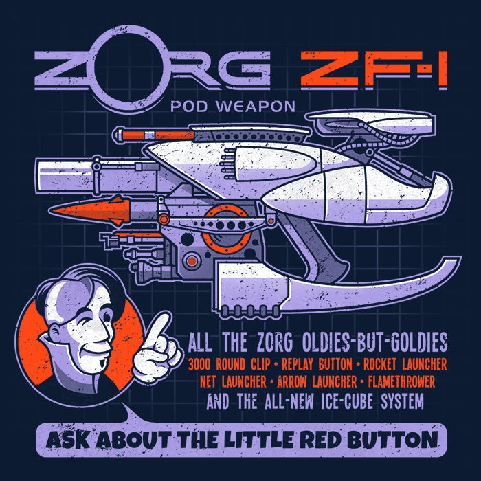 Ask About the Little Red Button - Adult & Kids T-Shirts, Sweatshirts & Hoodies apparel design preview 2