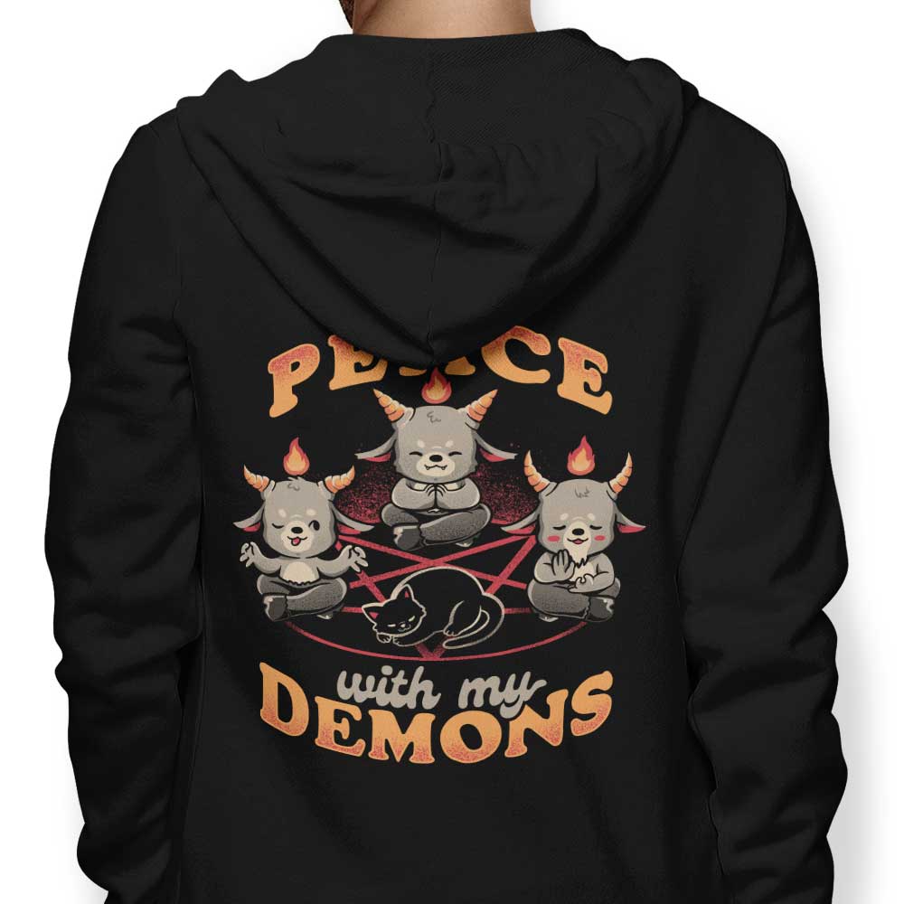 At Peace With My Demons - Adult & Kids T-Shirts, Sweatshirts & Hoodies apparel design preview 1