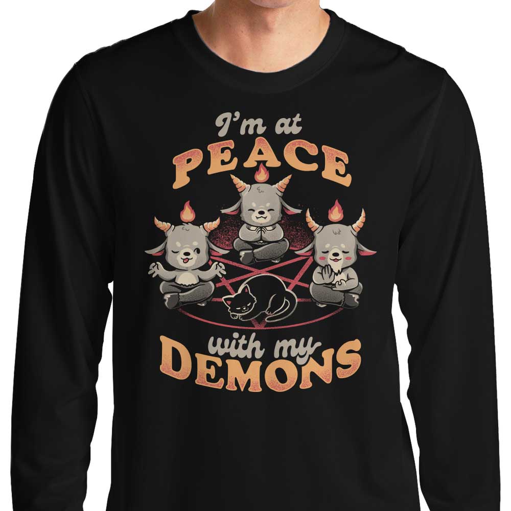 At Peace With My Demons - Adult & Kids T-Shirts, Sweatshirts & Hoodies apparel design preview 1