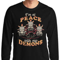 At Peace With My Demons - Adult & Kids T-Shirts, Sweatshirts & Hoodies apparel design preview 1