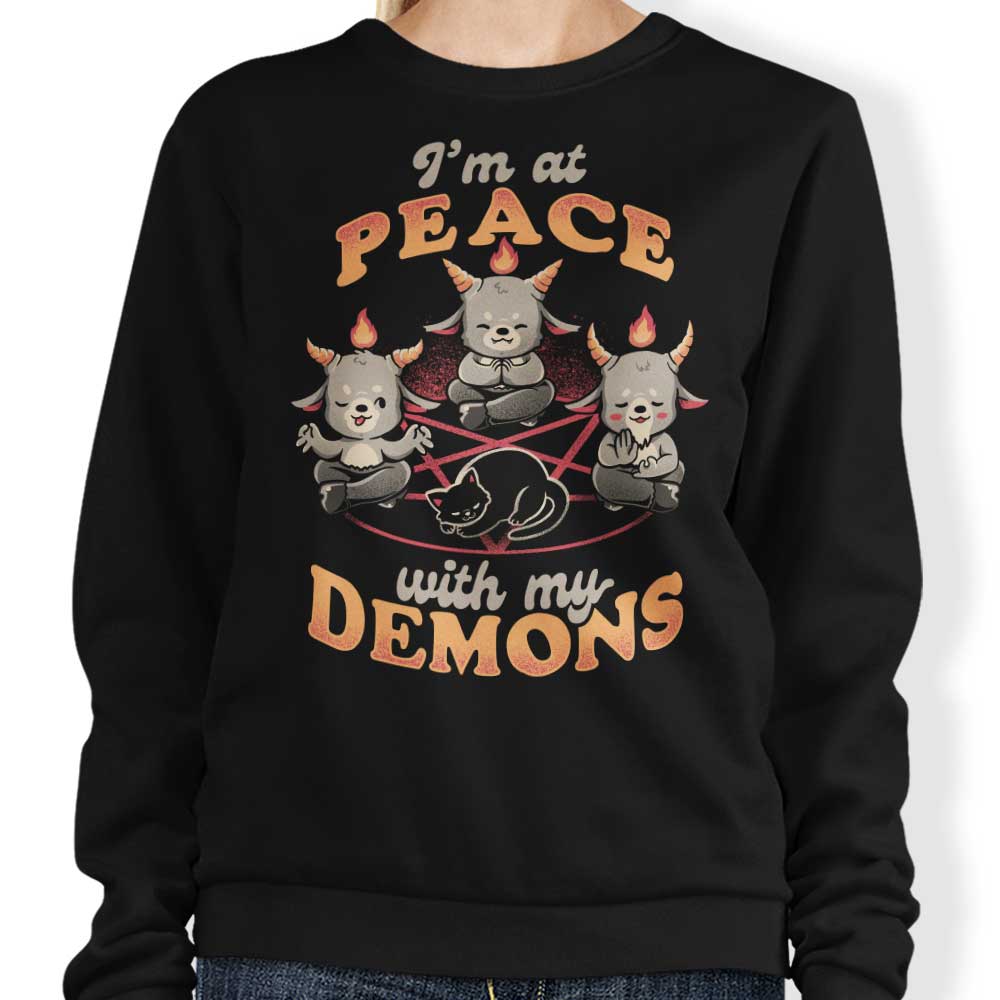 At Peace With My Demons - Adult & Kids T-Shirts, Sweatshirts & Hoodies apparel design preview 1